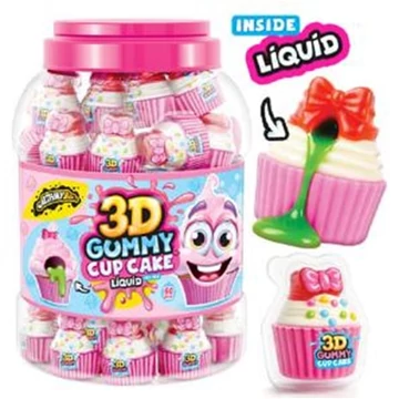 JOHNY BEE 3D GUMMY CUPCAKE 60 UN