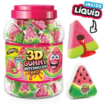 JOHNY BEE 3D GUMMY WATERMELON 60 UN