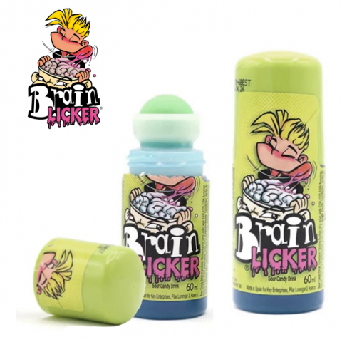 BRAIN LICKER BLUE SOUR CANDY 12X60 ML 