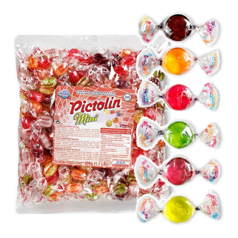 PICTOLIN REBUÇADOS CRISTAL 500G