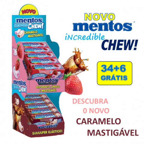 PACK MENTOS INCREDIBLE CHEW 2X20