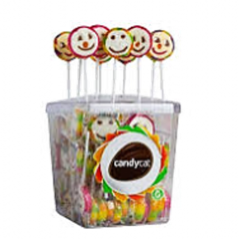 CANDYCAT PIRULETAS ROCK SORRISOS 100X10G