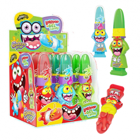 JOHNY BEE MR SQUEEZY POP GEL 12 UN