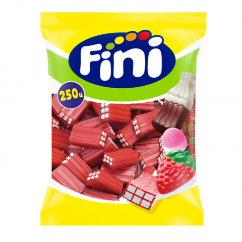 FINI TIJOLOS MORANGO BRILHO 250 UN