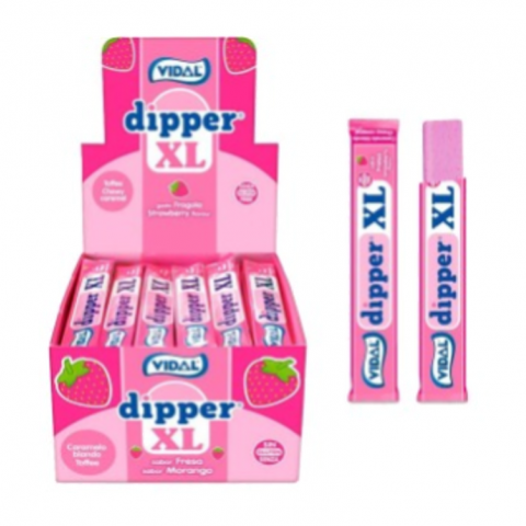 VIDAL DIPPER XL MORANGO C/100 UN