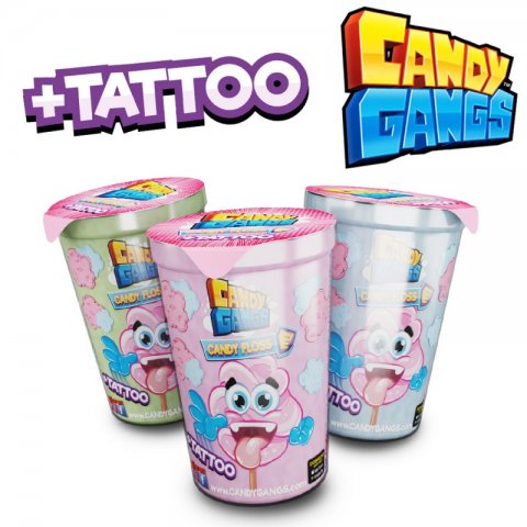 CANDY GANGS CANDY FLOSS+TATTOO C/12UND 