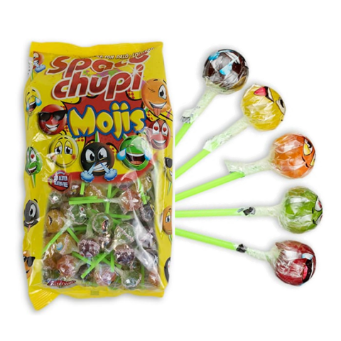 SPACE CHUPI MOJIS SACO 100 uds
