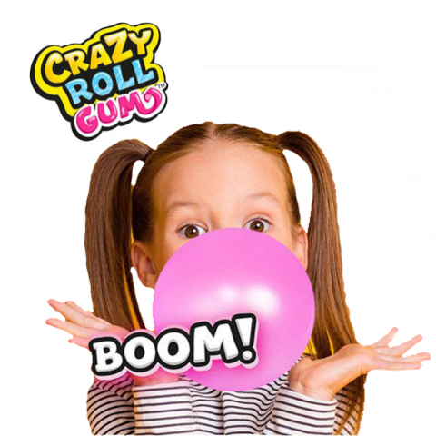 JOHNY BEE CRAZY ROLL GUM C/24 UN