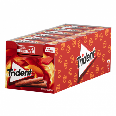 TRIDENT FRESH CANELA 24 UN
