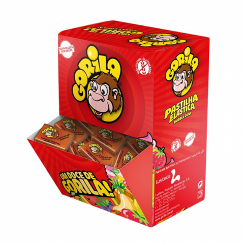 PASTILHAS GORILA LARANJA 100 UND