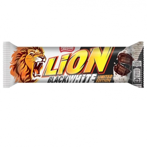 LION CHOCOLATE BLACK&WHITE C/24 UN