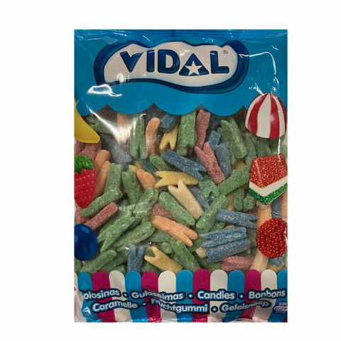 GOMAS VIDAL PINÇAS ACIDAS C/250 UN