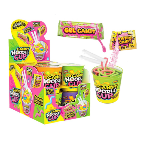 JOHNY BEE NOODLE CUP CANDY C/ 12 UN