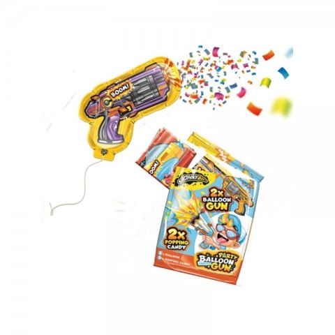 JB PARTY BALLON + CONFETTI GUN 24 UN