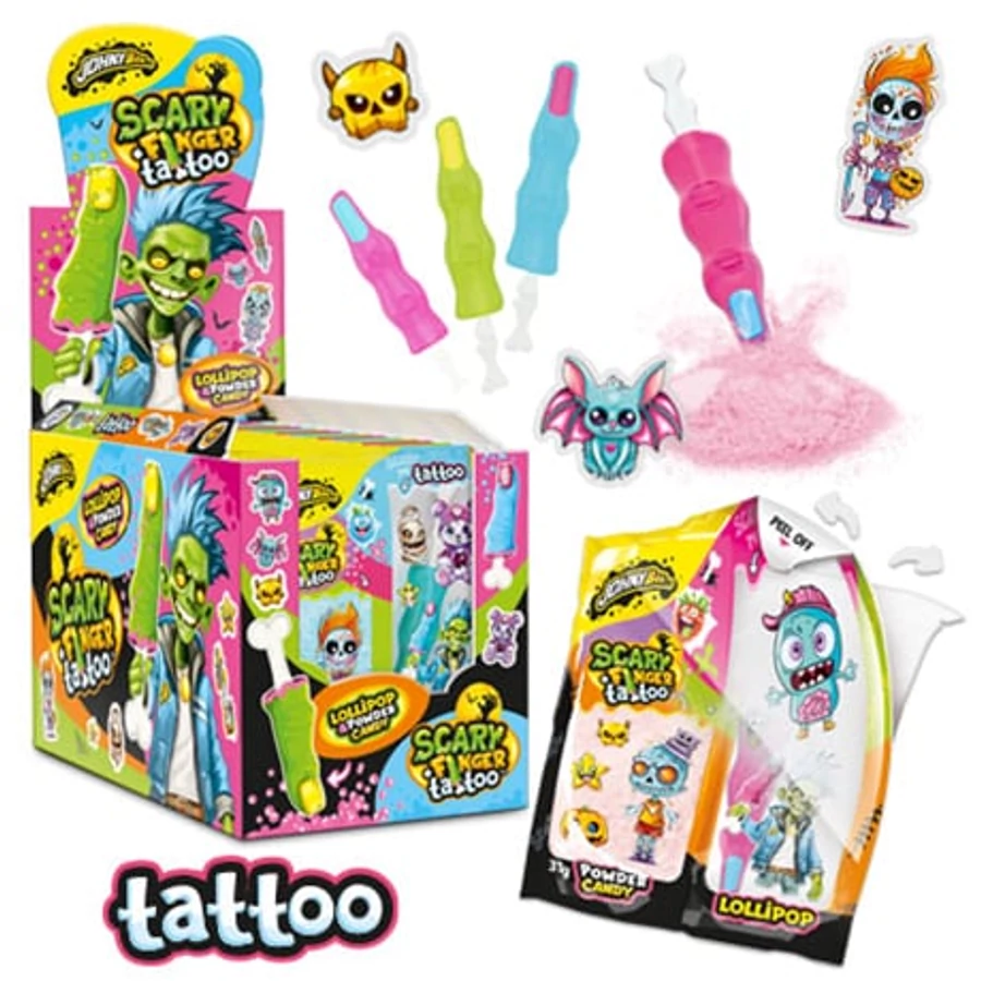 JB SCARY FINGER + TATTOO 12 UN