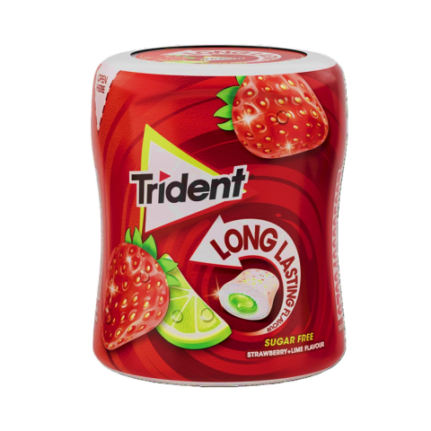 TRIDENT BOTTLE SPLASH MORANGO 6X82,6G
