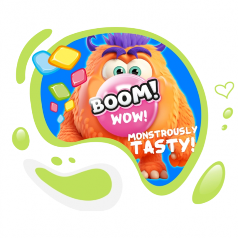 JOHNY BEE BUBBLE GUM STRAWS 90 UN