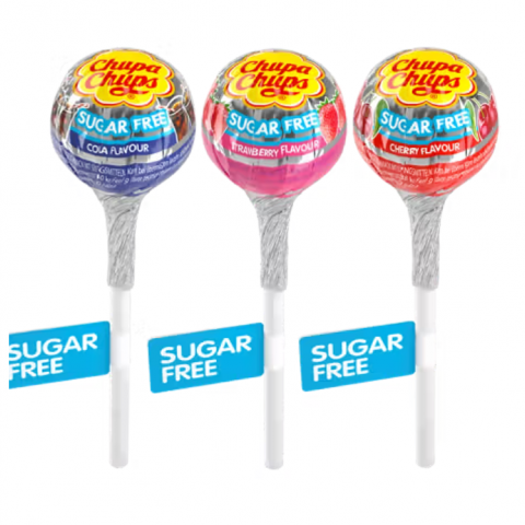 CHUPA CHUPS S/AÇUCAR CAIXA 50X12G